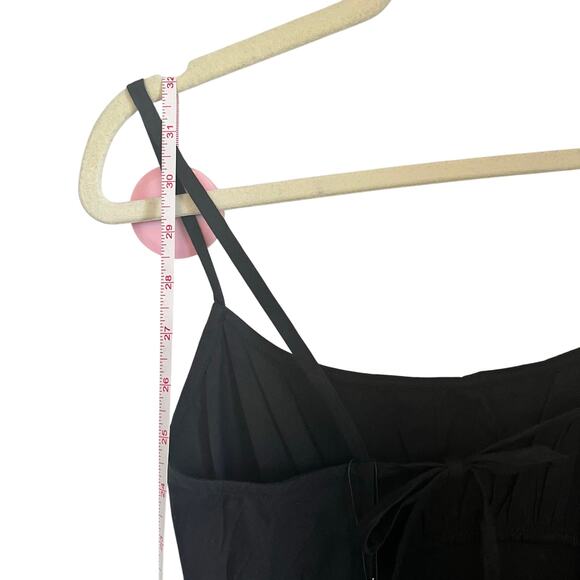Nasty Gal dress women’s size 6 Black A Line Open Back Mini Slip - Picture 8 of 9